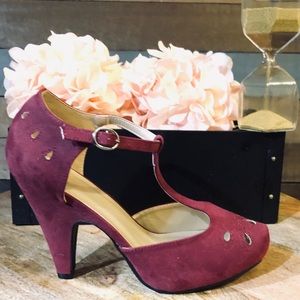 ModCloth Graham Street Retro Inspired T-Strap Heel